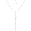 APM Monaco Adjustable Necklace With White Nacre And Pearl Pendant- Necklaces