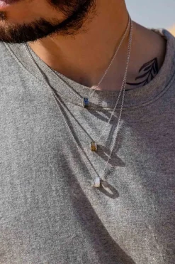 APM Monaco Adjustable Necklace With Khaki Ring Pendant- Necklaces