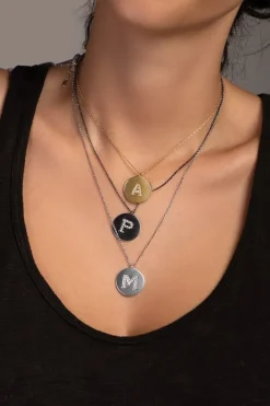 APM Monaco Alphabet Adjustable Necklace- Necklaces