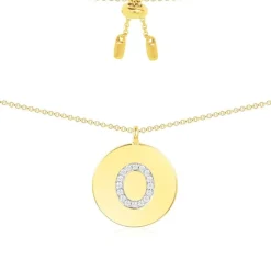 APM Monaco Alphabet Adjustable Necklace- Necklaces