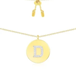 APM Monaco Alphabet Adjustable Necklace- Necklaces