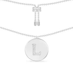APM Monaco Alphabet Adjustable Necklace- Necklaces