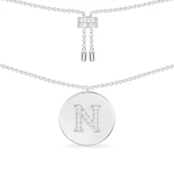 APM Monaco Alphabet Adjustable Necklace- Necklaces