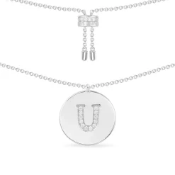 APM Monaco Alphabet Adjustable Necklace- Necklaces