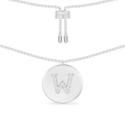 APM Monaco Alphabet Adjustable Necklace- Necklaces