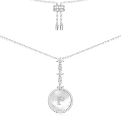 APM Monaco Alphabet Eternelle Adjustable Necklace- Necklaces