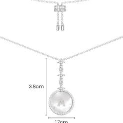 APM Monaco Alphabet Eternelle Adjustable Necklace- Necklaces