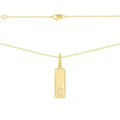 APM Monaco Alphabet Plate Necklace- Necklaces