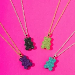 APM Monaco Baby Wonderland Yummy Bear (Clippable) Adjustable Necklace- Necklaces