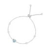 APM Monaco Blue Heart Adjustable Bracelet- Bracelets