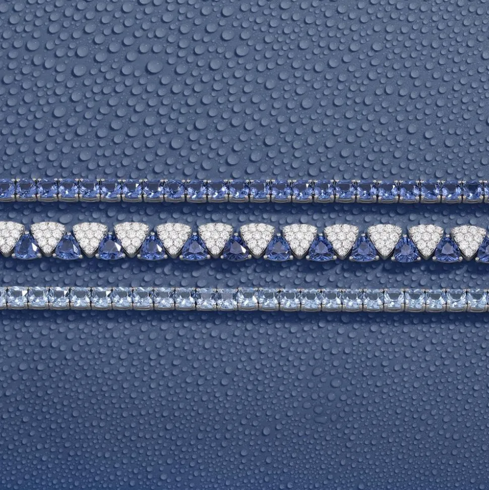 APM Monaco Blue Square Bracelet- Bracelets