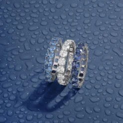 APM Monaco Blue Square Ring- Rings