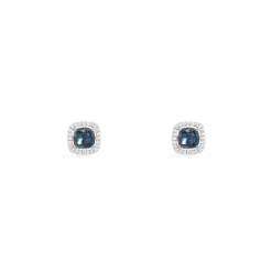 APM Monaco Blue Square Stud Earrings- Earrings