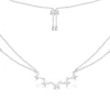 APM Monaco Butterflies Double Chain Adjustable Necklace- Necklaces
