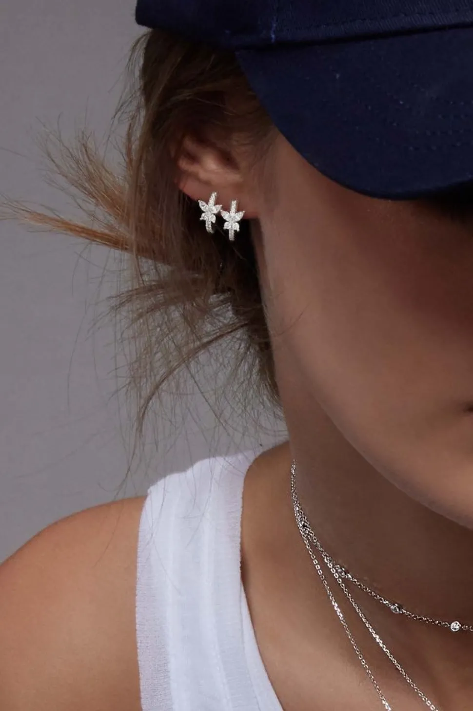 APM Monaco Butterfly Huggie Earrings- Earrings