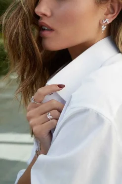 APM Monaco Butterfly Pave Ring- Rings