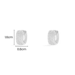 APM Monaco Chunky Hoop Earrings- Earrings