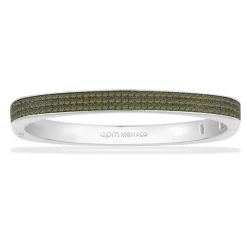 APM Monaco Chunky Khaki Bangle- Bracelets