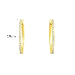 APM Monaco Dainty Hoop Earrings- Earrings