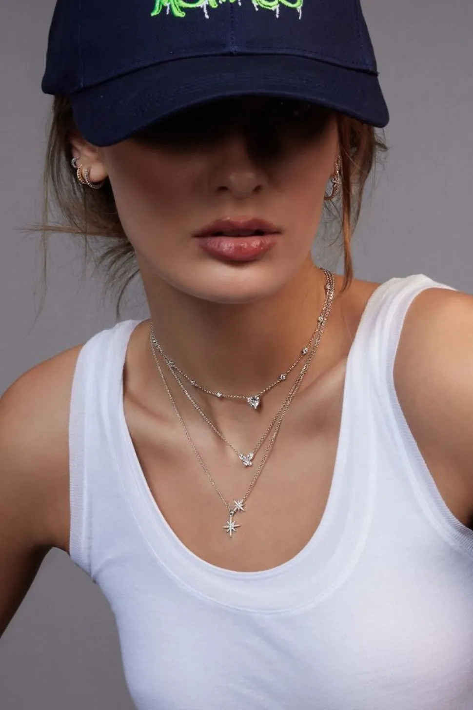 APM Monaco Double Meteorites Necklace- Necklaces
