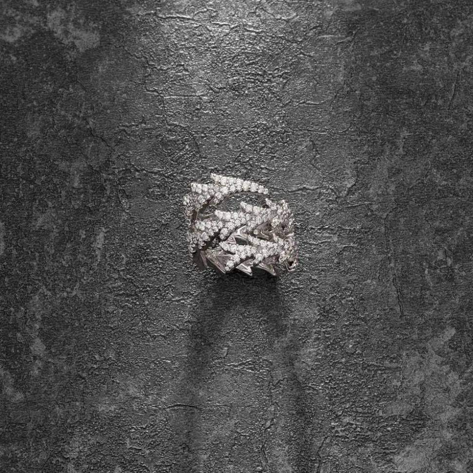 APM Monaco Dragon Tail Wrap Ring- Rings