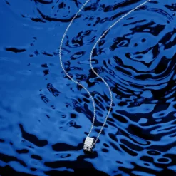 APM Monaco Eclat Adjustable Necklace With Double Row Ring- Necklaces