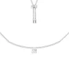 APM Monaco Eclat Pave Adjustable Necklace- Necklaces