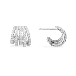 APM Monaco Five-Hoop Earrings- Earrings
