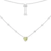 APM Monaco Green Heart Adjustable Necklace- Necklaces