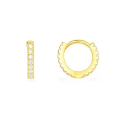 APM Monaco Huggie Earrings- Earrings