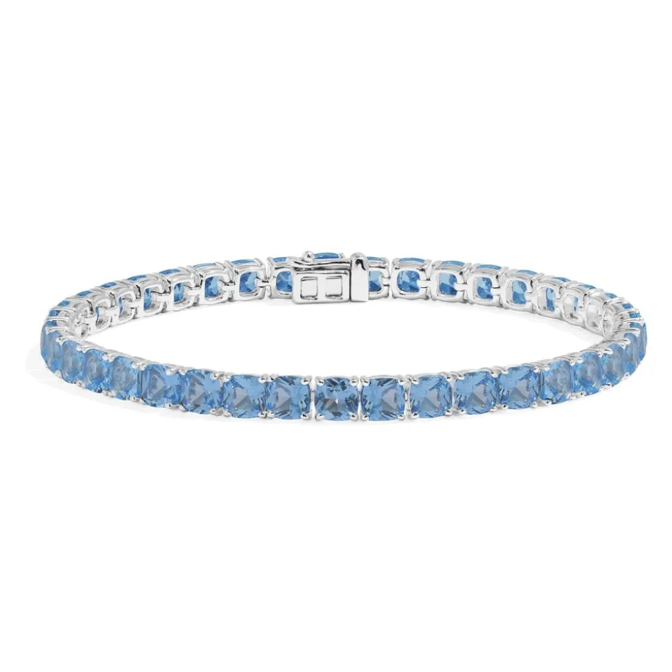 APM Monaco Lagoon Blue Square Bracelet- Bracelets