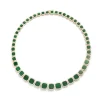 APM Monaco Malachite Choker- Necklaces