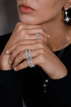 APM Monaco Meteorites & Circles Ring- Rings