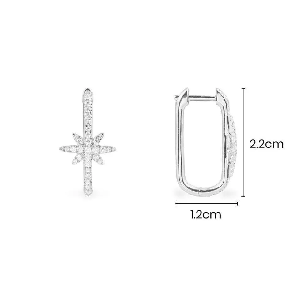 APM Monaco Meteorites Rectangular Earrings- Earrings