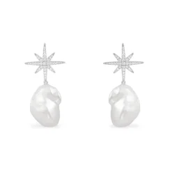APM Monaco Meteorites Studs With Pearls- Earrings
