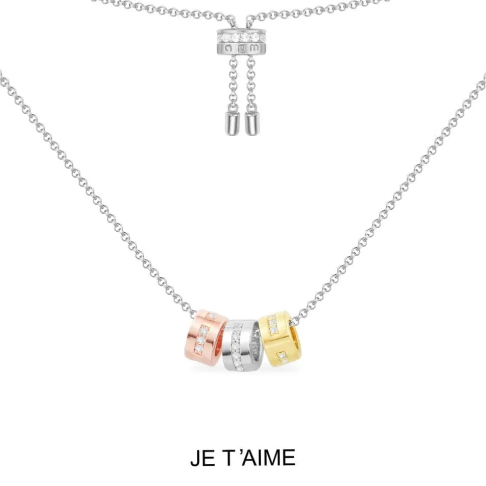APM Monaco Morse Code Adjustable Necklace- Necklaces