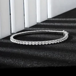 APM Monaco Pave Bangle- Bracelets