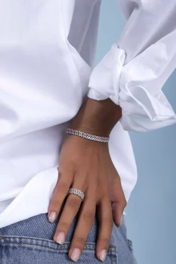 APM Monaco Pave Bracelet- Bracelets