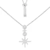 APM Monaco Pave Meteorites & Circles Adjustable Necklace- Necklaces