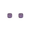 APM Monaco Purple Square Earrings- Earrings
