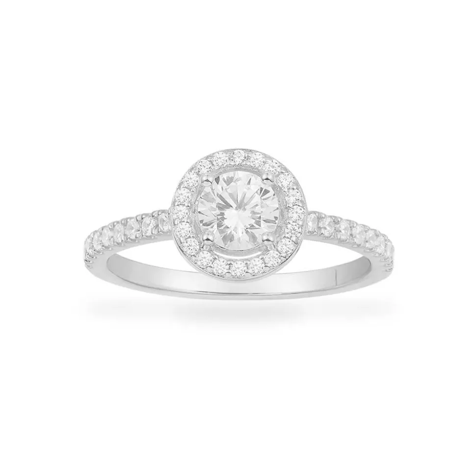APM Monaco Round Pave Ring- Rings