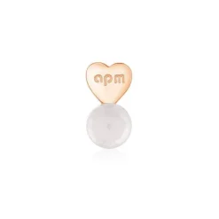APM Monaco Silver Earnut- Earrings