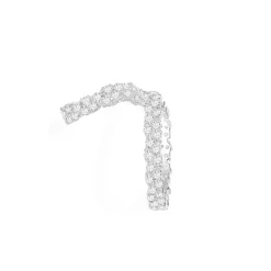 APM Monaco Single Double-Hoop Ear Cuff- Earrings