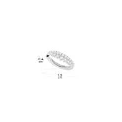 APM Monaco Single Lune Ear Cuff- Earrings
