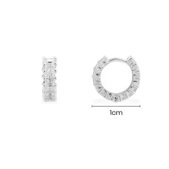 APM Monaco Small Eclat Hoop Earrings- Earrings