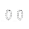 APM Monaco Square Hoop Earrings- Earrings