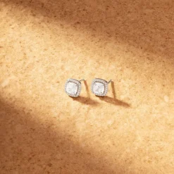 APM Monaco Square Stud Earrings- Earrings