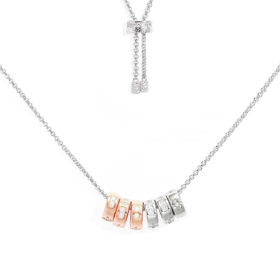 APM Monaco Toi Moi Morse Code Adjustable Necklace- Necklaces