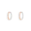APM Monaco Toi Moi Morse Code Hoop Earrings- Earrings