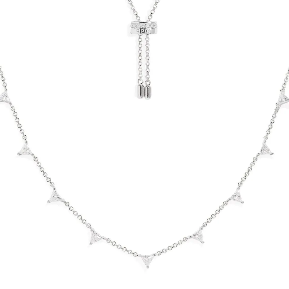 APM Monaco Triangle Adjustable Necklace- Necklaces